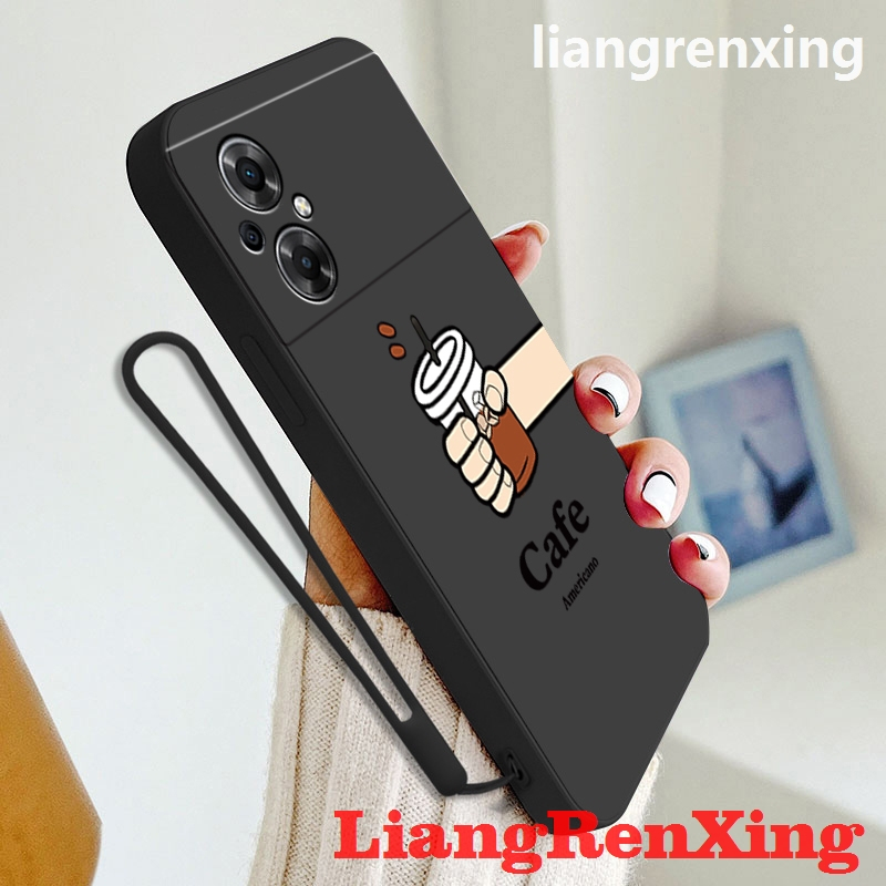 Casing Xiaomi Poco M5 4G Poco M5S phone case softcase liquid silicone protector smooth shockproof bumper cover new design coffee aesthetic ytsnkf02. 