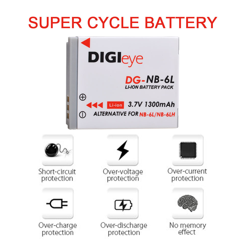 1300mAh NB-6L NB-6LH NB6L NB6LH Battery for Canon PowerShot SX530 SX710 SX700 HS SX610 HS SX540 HS SX510 HS SX500 is Camera. 
