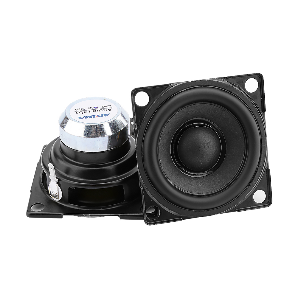 AIYIMA 2 Pcs 2 Inch Fever Full Range Mini Speaker Driver 6 Ohm 15 W Sound Amplifier Speaker Column DIY Home Loudspeaker Units. 