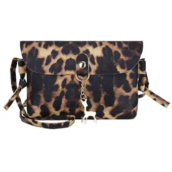 leopard print messenger bag