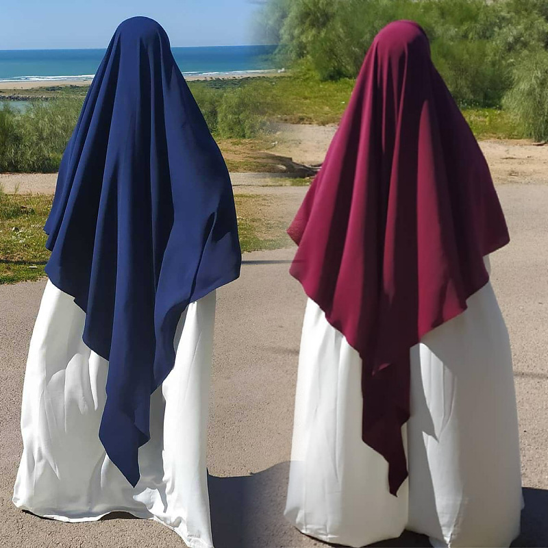Cross-border AliExpress, Amazon Shopee, Middle East, Dubai, Turkey, solid color bandana, hijab23001. 