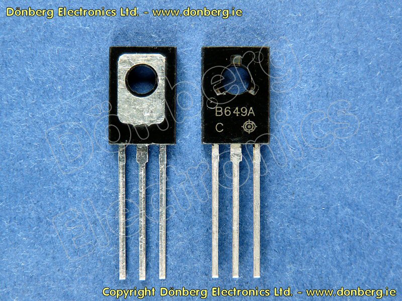 5Pcs- 2SB649A 2SB649 B649 649 PNP Transistor 120V 1.5A 20W Silicon Bipolar Power Transistors Triode TO-126 Package Electrical Circuitry & Parts. 