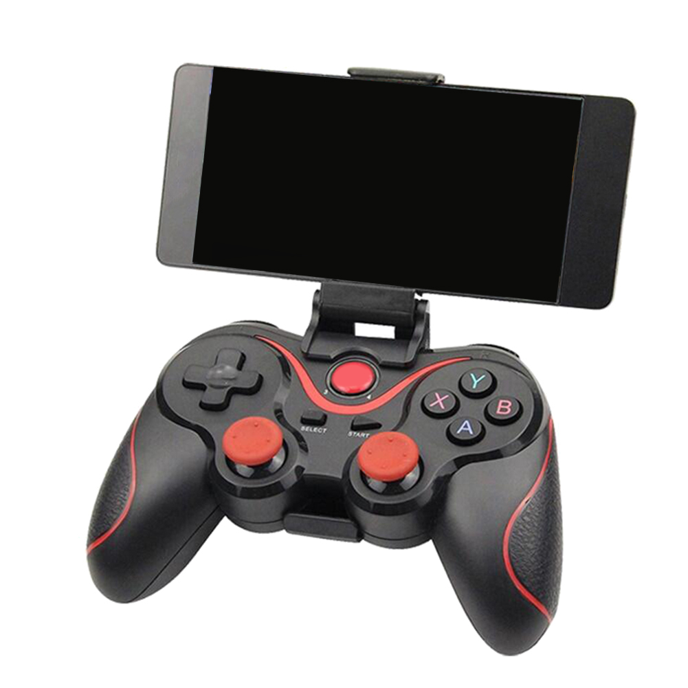 SRIWEN Wireless Android Gamepad T3 X3 Wireless Joystick Game Controller Bluetooth BT3.0 Joystick for Mobile Phone PC TV Holder