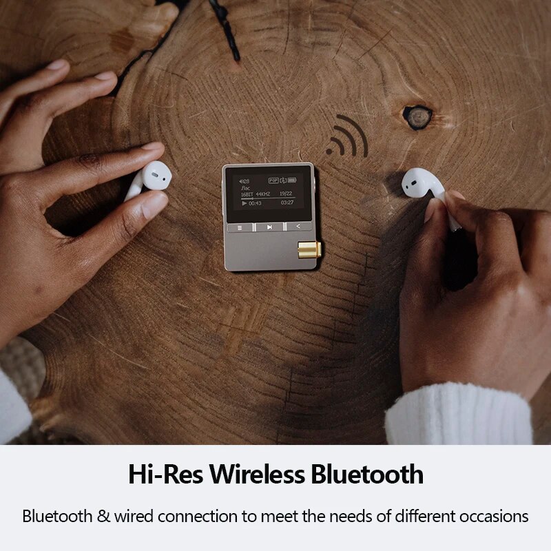Original IRIVER ICM10 MP3 Player Portable Lossless Music Player With Clip Mini Bluetooth DAP Up to 15hours Playback Radio 16GB. 