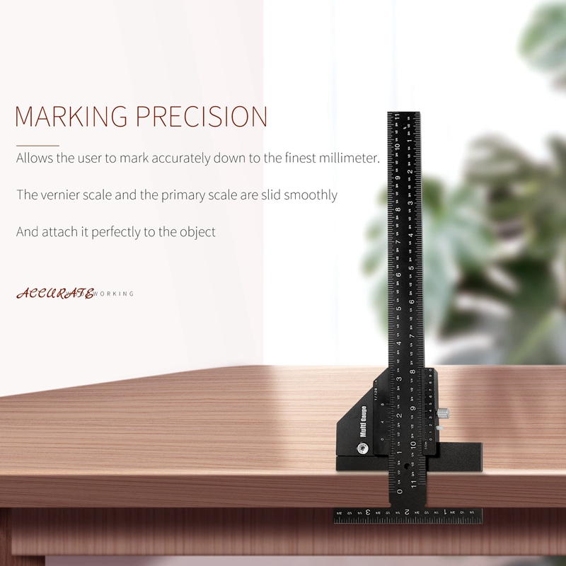 Multi Gauge Woodworking Multifunctional Ruler,Angle Woodworking Tools. 