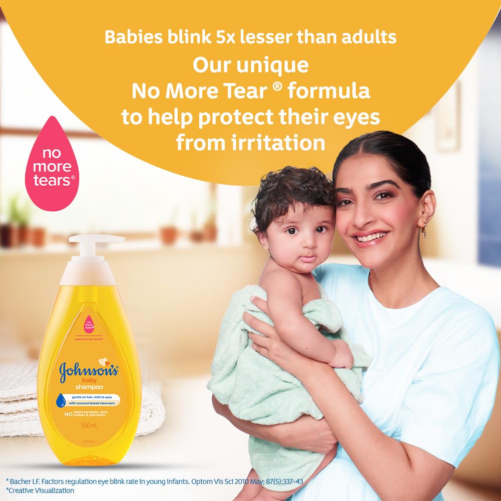 Johnson's Baby No More Tears Shampoo – 100ml (Made in India). 