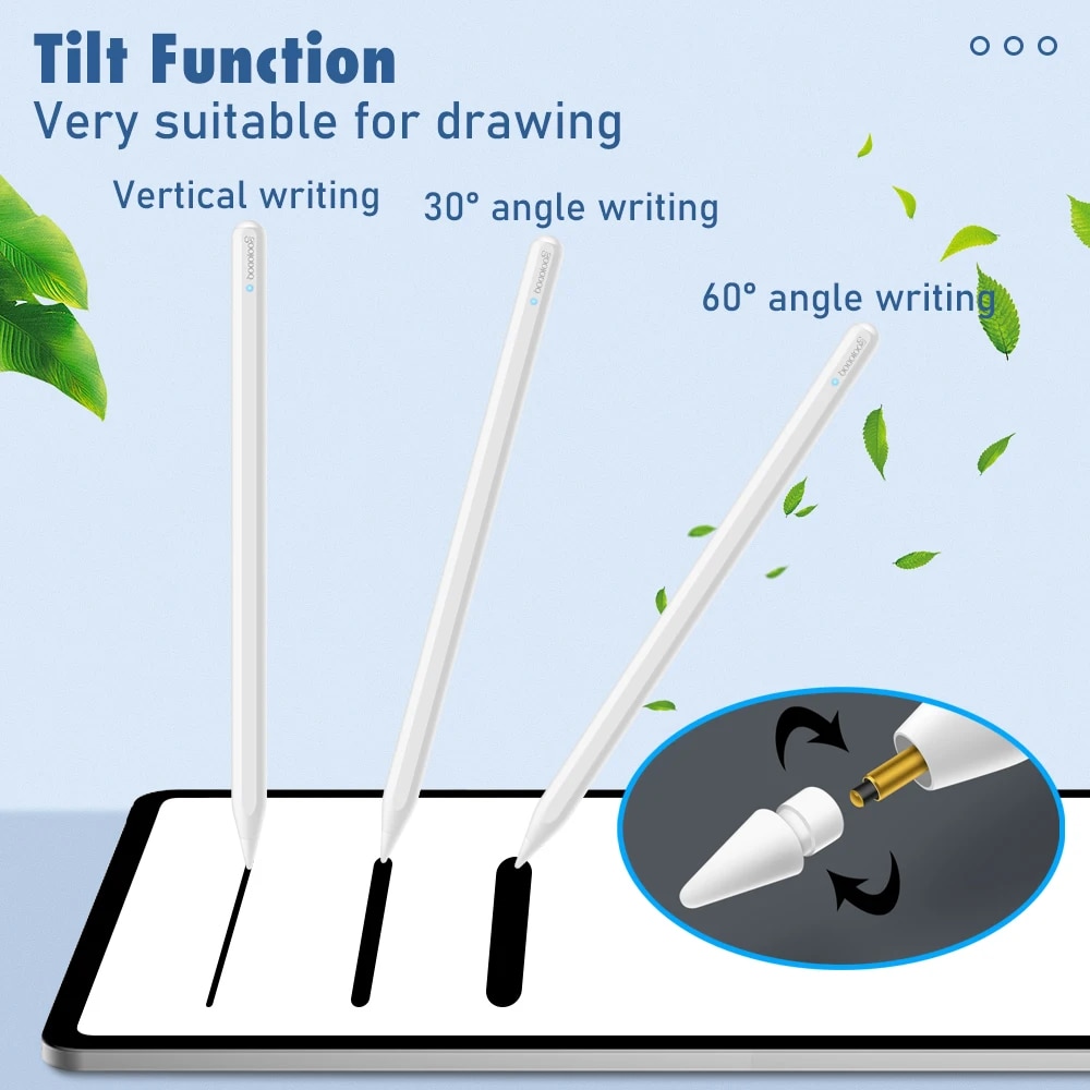 For iPad Pencil with Palm Rejection Tilt, GOOJODOQ 12th Gen Pen for Apple Pencil 2 1 iPad Air 5 2022 - 2018 for Apple Pen Stylus. 