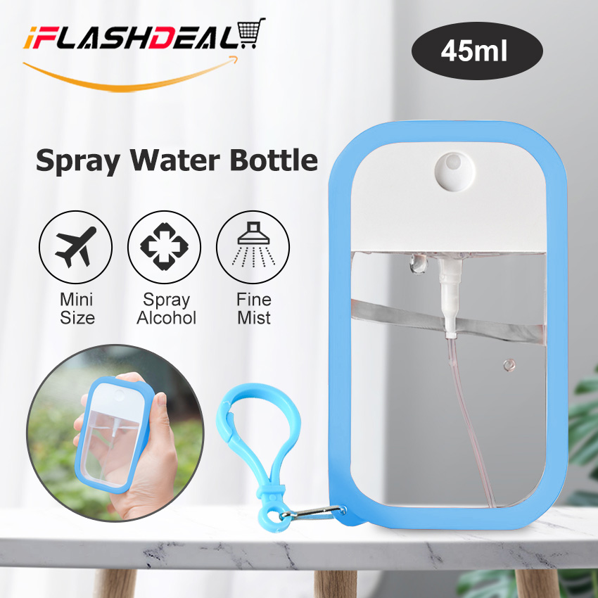 45ML Empty Spray-Bottle Mini Mist Sprayer Fine Mist Spray-Bottle Ultra Fine Continuous Spray-Water Bottle for Hair-Styling Cleaning Misting and Skin Care with Free Funnel. 