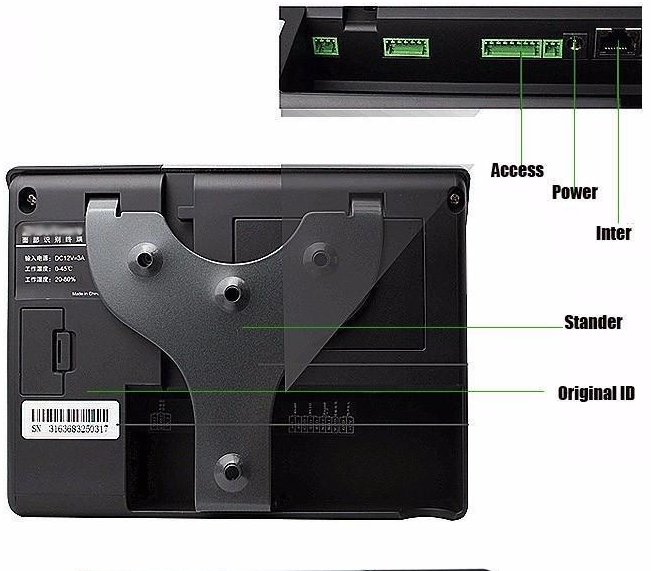 ZKTeco Iface 302 Facial Fingerprint Time Attendance And Access Control Biometric Terminal. 