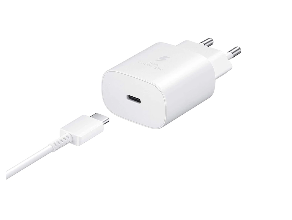 SAMSUNG Premium Quality 25 Watts  Super Fast Charger EP-TA800 with USB Super Fast Supported TYPE C Cable For Samsung GALAXY Note 10 S10 Plus NOTE10 PLUS S10 S10Plus 5G A70 A80 A90 Galaxy S20 Ultra S20 S8 S9. 