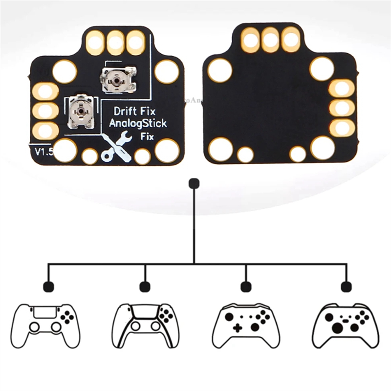 Gamepad Joystick Drift Repair Board Controller Analog Thumb Stick Drift Fix Mod for One//S Durable Easy to Use. 
