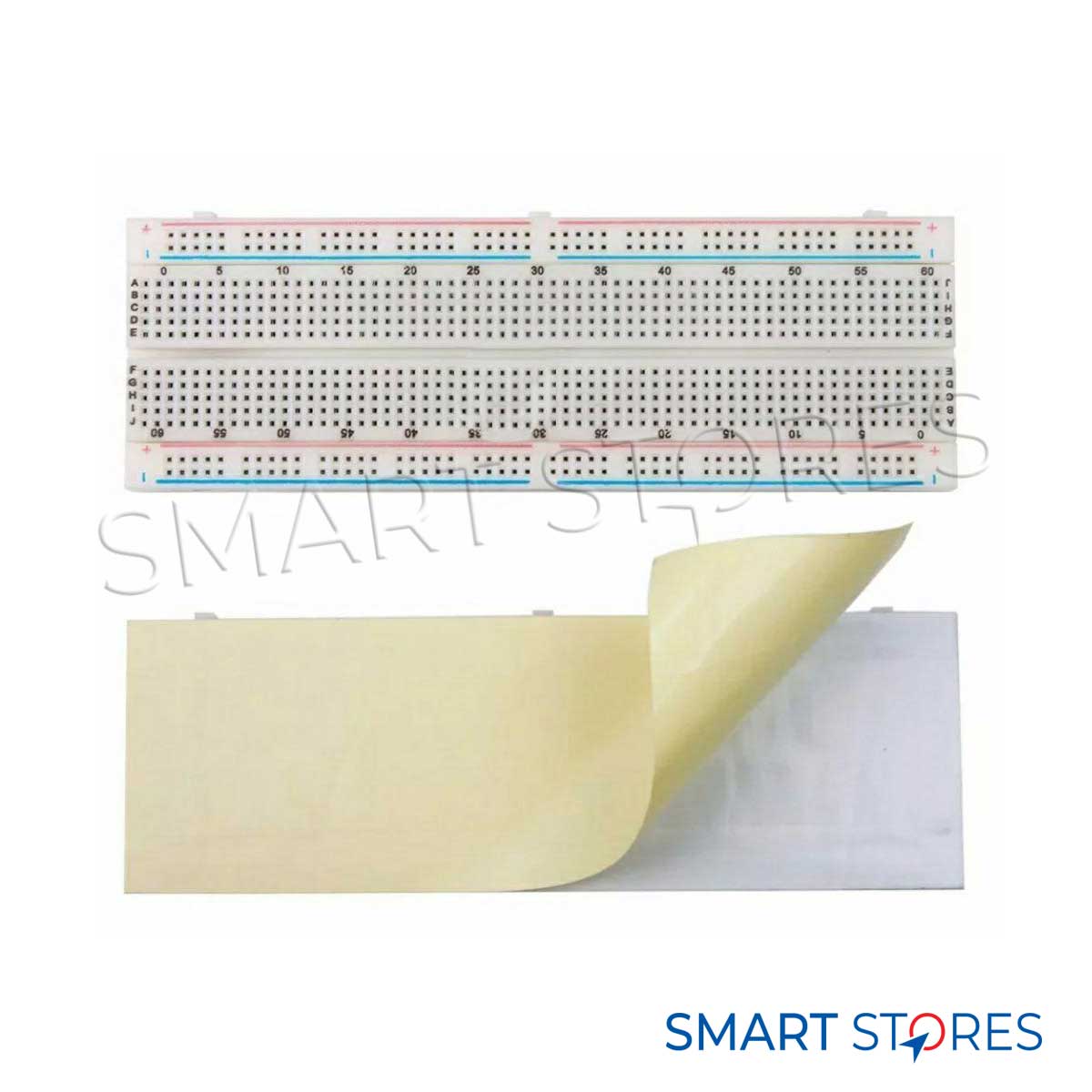 MB102 Prototype Breadboard 16.5x5.5cm 830 Point Breadboard Use Project UNO R3 ESP8266 Jumper Wire. 