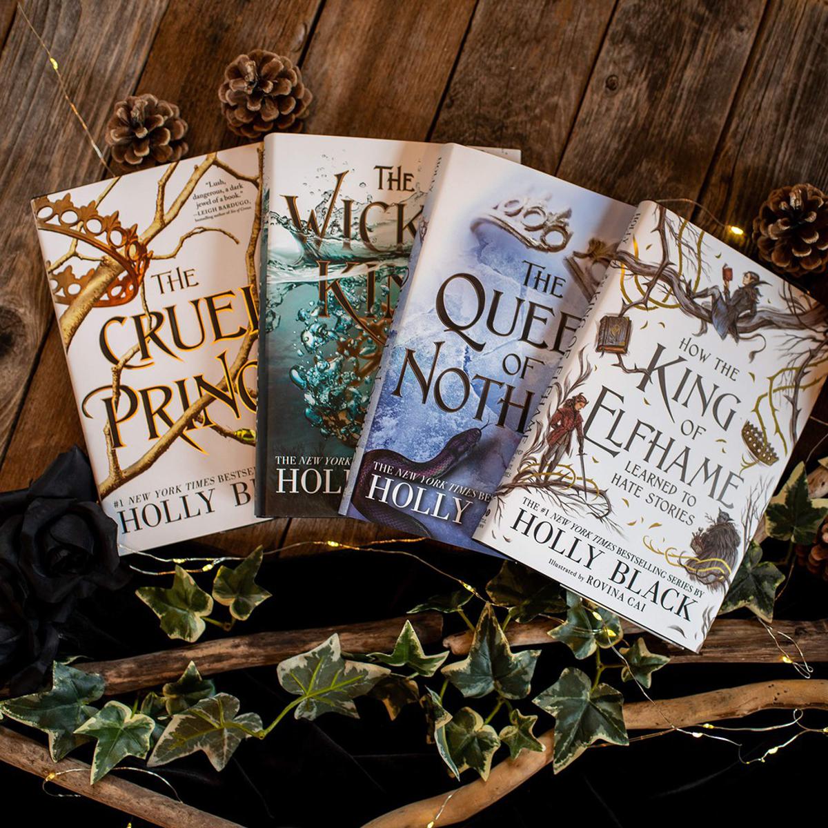 The Folk of the Air Series 4 Book Collection  (  The Cruel Prince,The Wicked King, The Queen of Nothing, How the King of Elfhame Learned to Hate Stories  )  by Holly Black  (  Premium Paper and Matte cover )