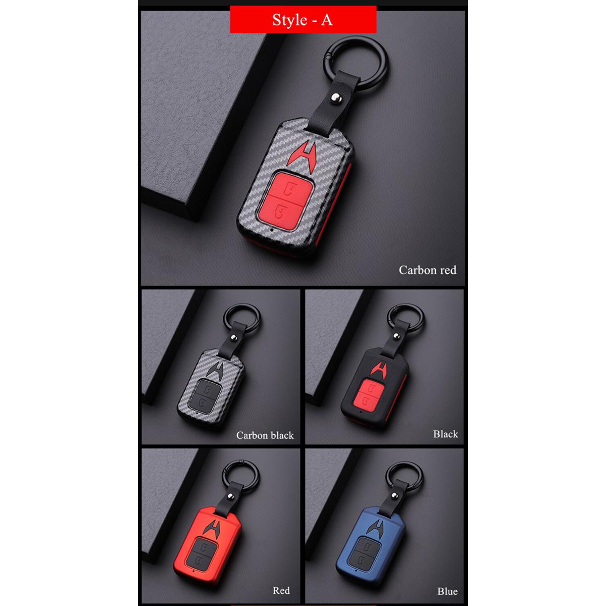 【DM bag factory Store】Car Key Cover Case For Honda Civic Accord Crider Vezel Spirior Odyssey Jazz HRV CRV Jade Fit City