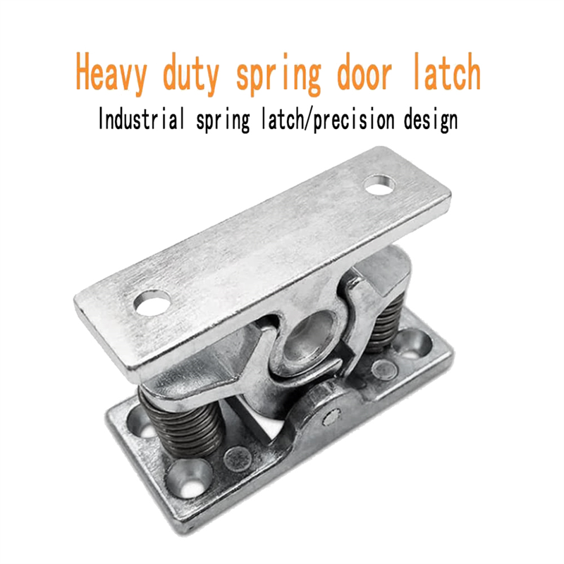 1Pcs Spring Loaded Door Easy Lock Door Easy Lock Aluminium Alloy Door Easy Lock Stop Catch Release Clamp Double Roller Catch (Mp-4). 