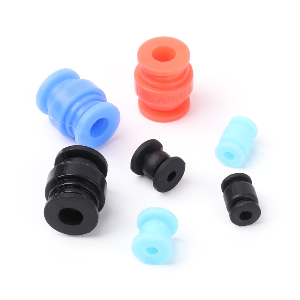LILAC 10pcs 3 Styles Shock Absorption Balls For F4 F7 Silicone Silencer Rubber Damper Ball RC Drone Part Soft Mount FPV Quadcopter Flight Controller Anti Vibration/Multicolor. 