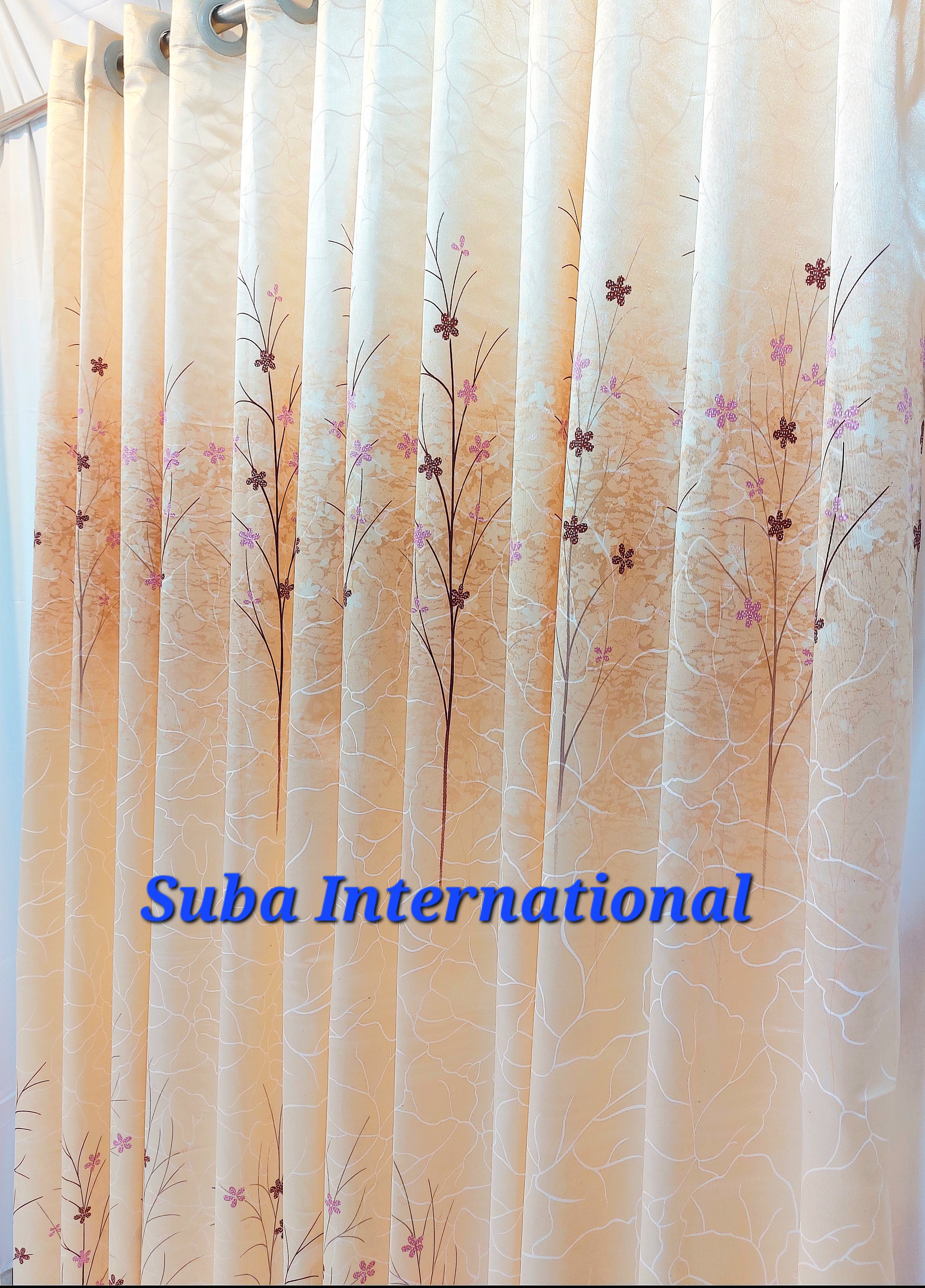 Premium Quality Home tex synthetic Curtain, (4 khuci) Porda, parda for Home Decoration Door and window From Suba International. 