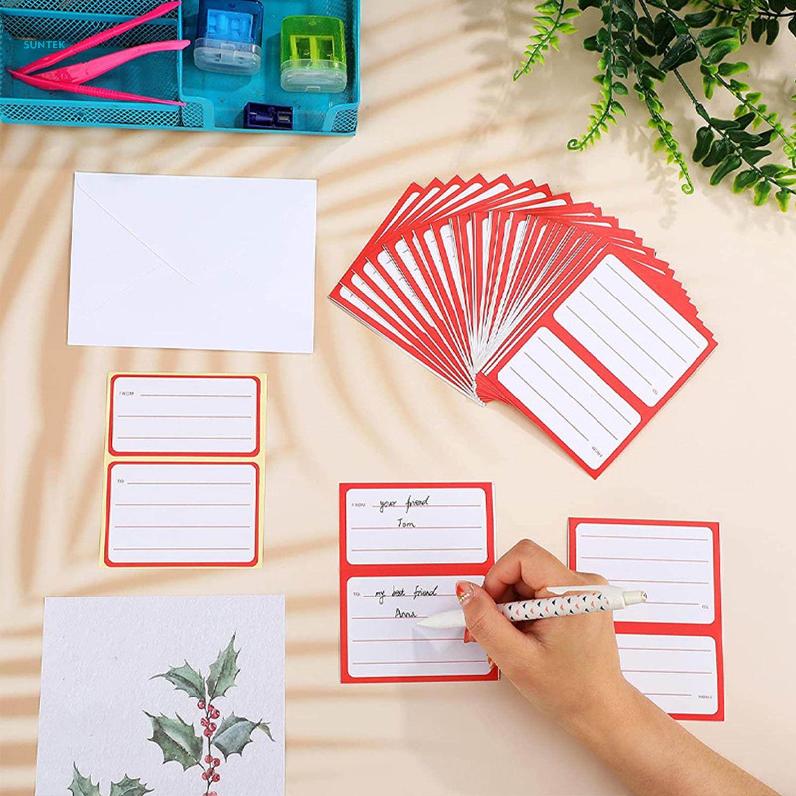 to from Return Address Mailing Labels, Mailing Labels Stickers Universal Blank Mail Shipping Label for School Office 50 Sheets. 
