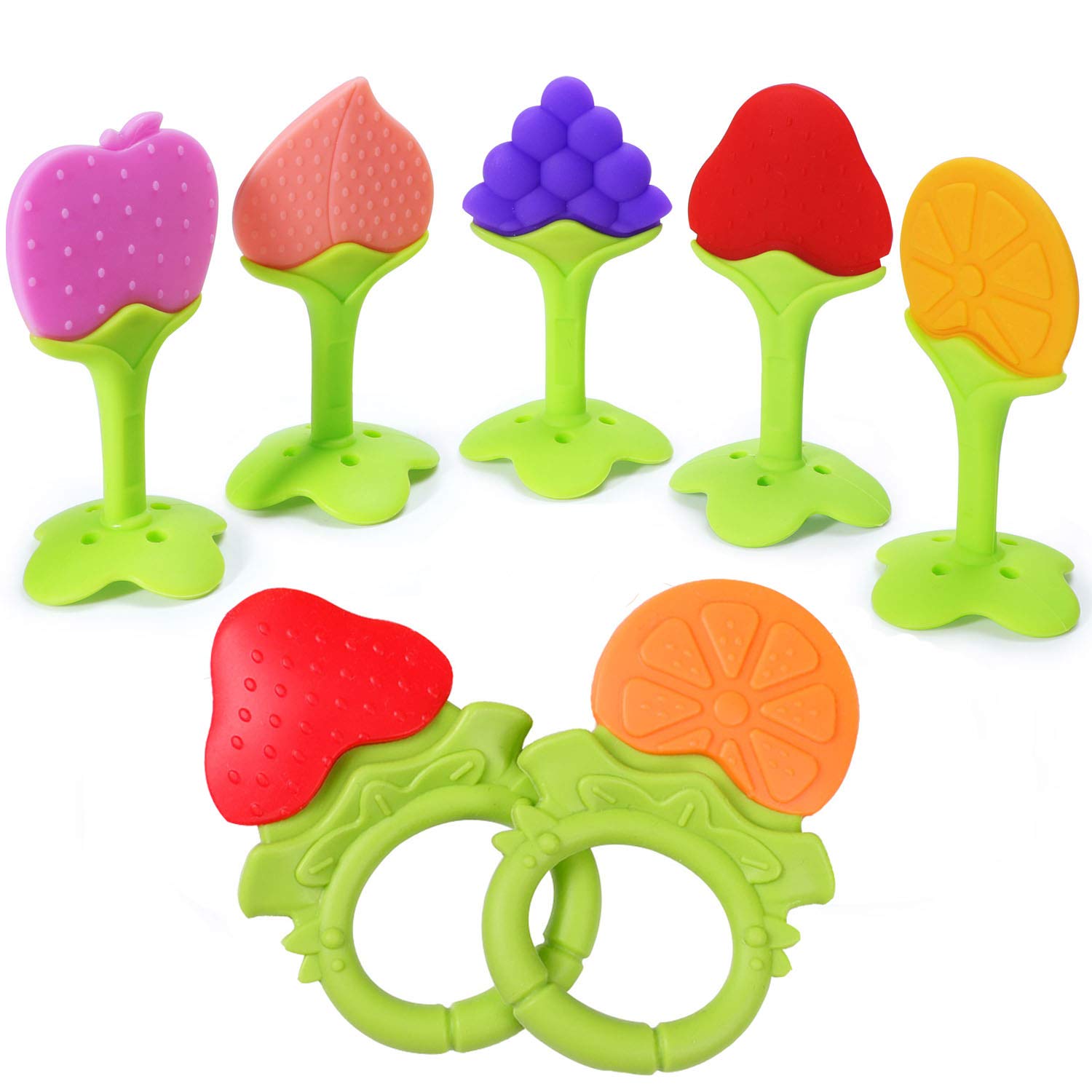 1 PC  BABY TEETHER FRUIT SHAPE AB-611