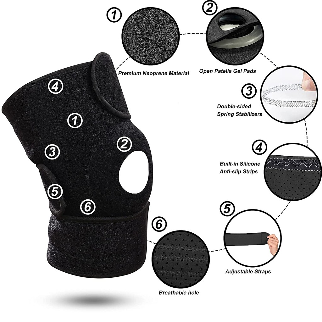 Pair Of Sports Knee Brace, Protect Your Knee, Relieve Joint Pain