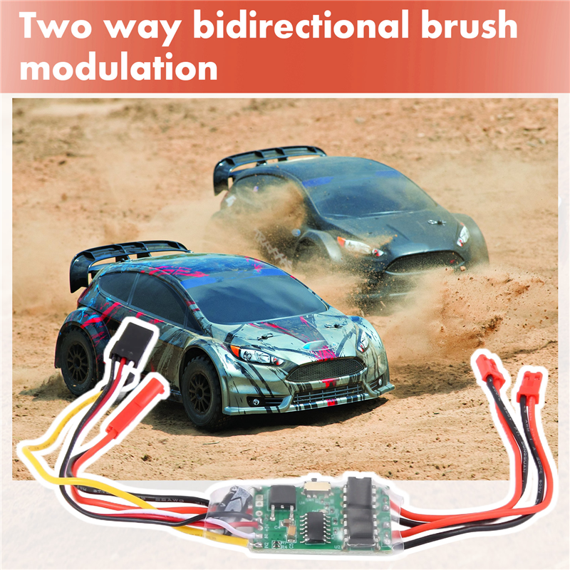 Dual Way Bidirectional Brushed Esc 2s-3s Lipo 5a Esc. 