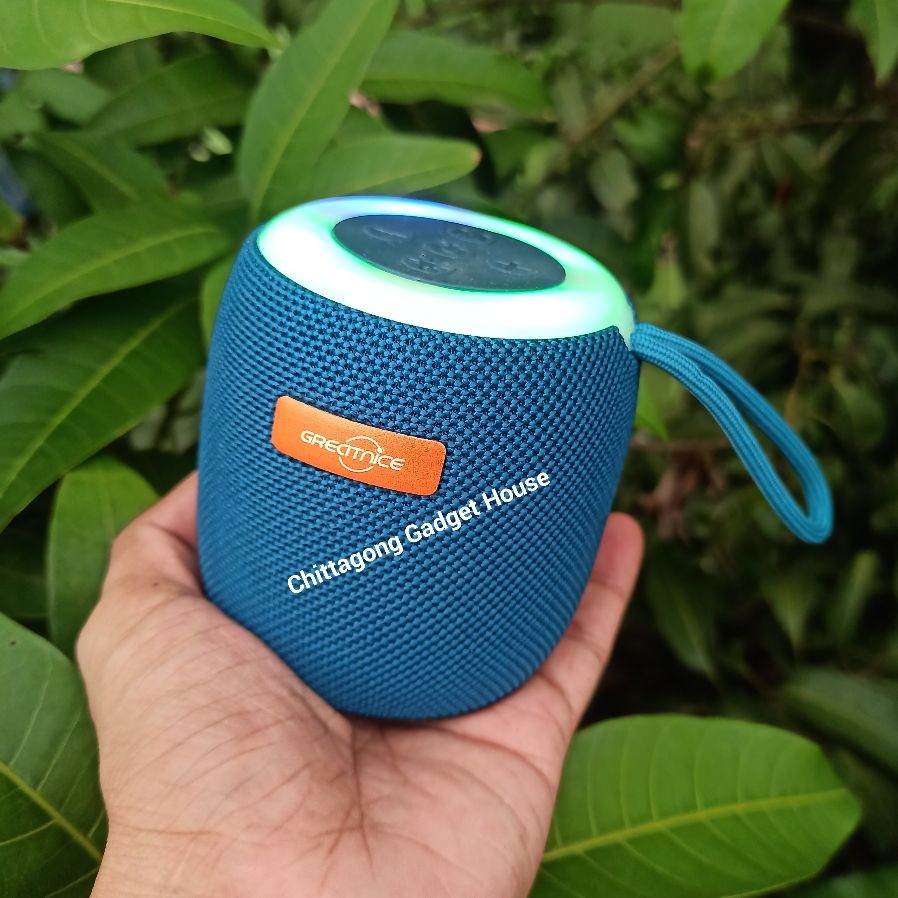 GREATNICE GTS-1468 Bluetooth, USB, TF Card & FM Radio Supported Speaker With RGB Lightning Effects. 