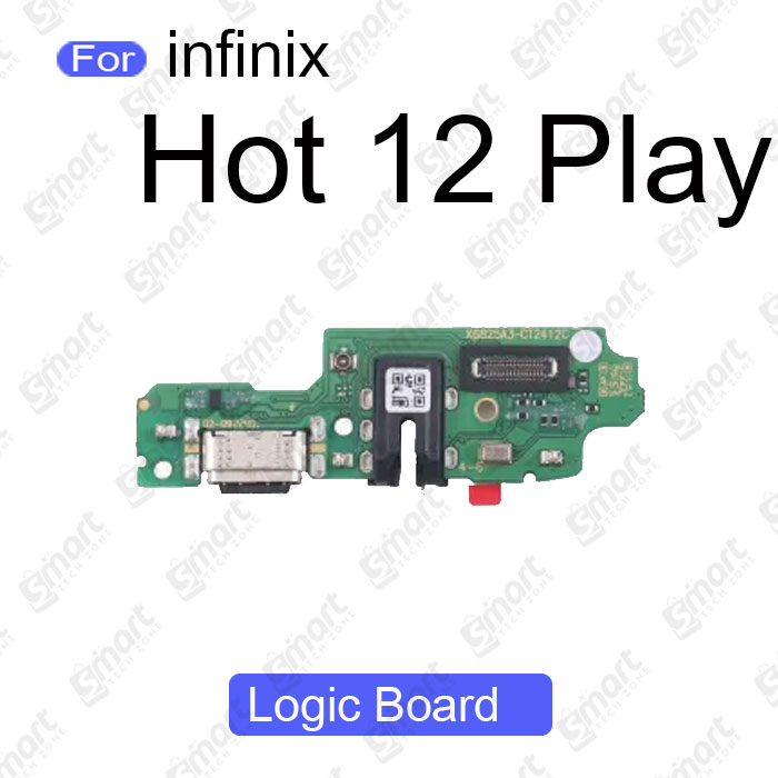 Charging Logic Board For Infinix Hot 12 Play 30 40 50 Charging Port USB Plug PCB Dock Connector Spare parts. 