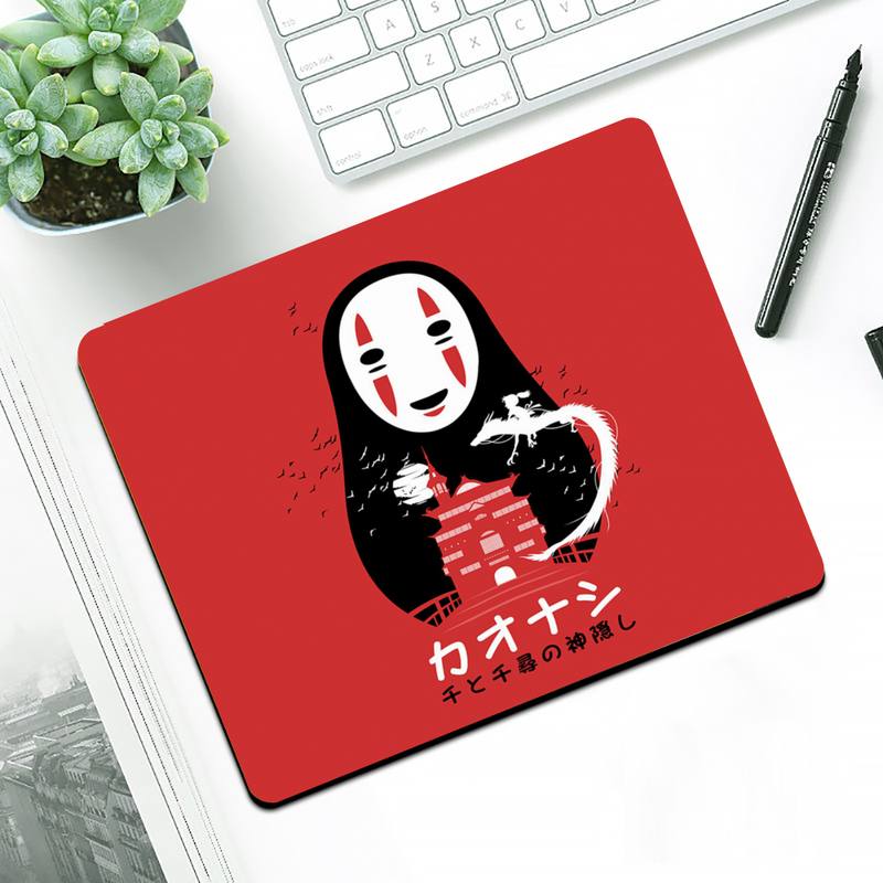 Studio Ghibli Totoro Kiki No Face Man Mouse pad PC Computer mat Small Pad Rubber Mouse Mat MousePad Desk Gaming Mousepad Cup Mat. 