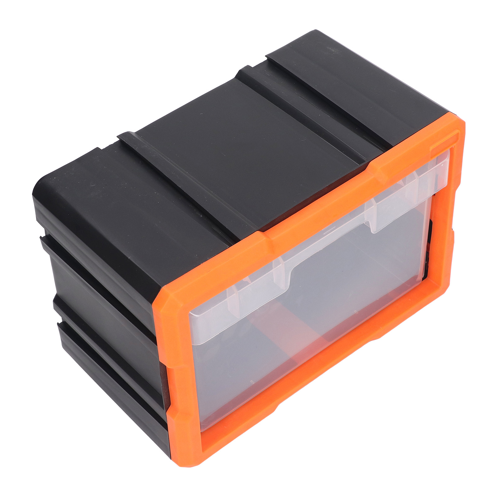 Electronic Component Storage Drawer Wall Mount Versatile Combined Parts Box Securely Stackable Translucent for DIY Tool Bits