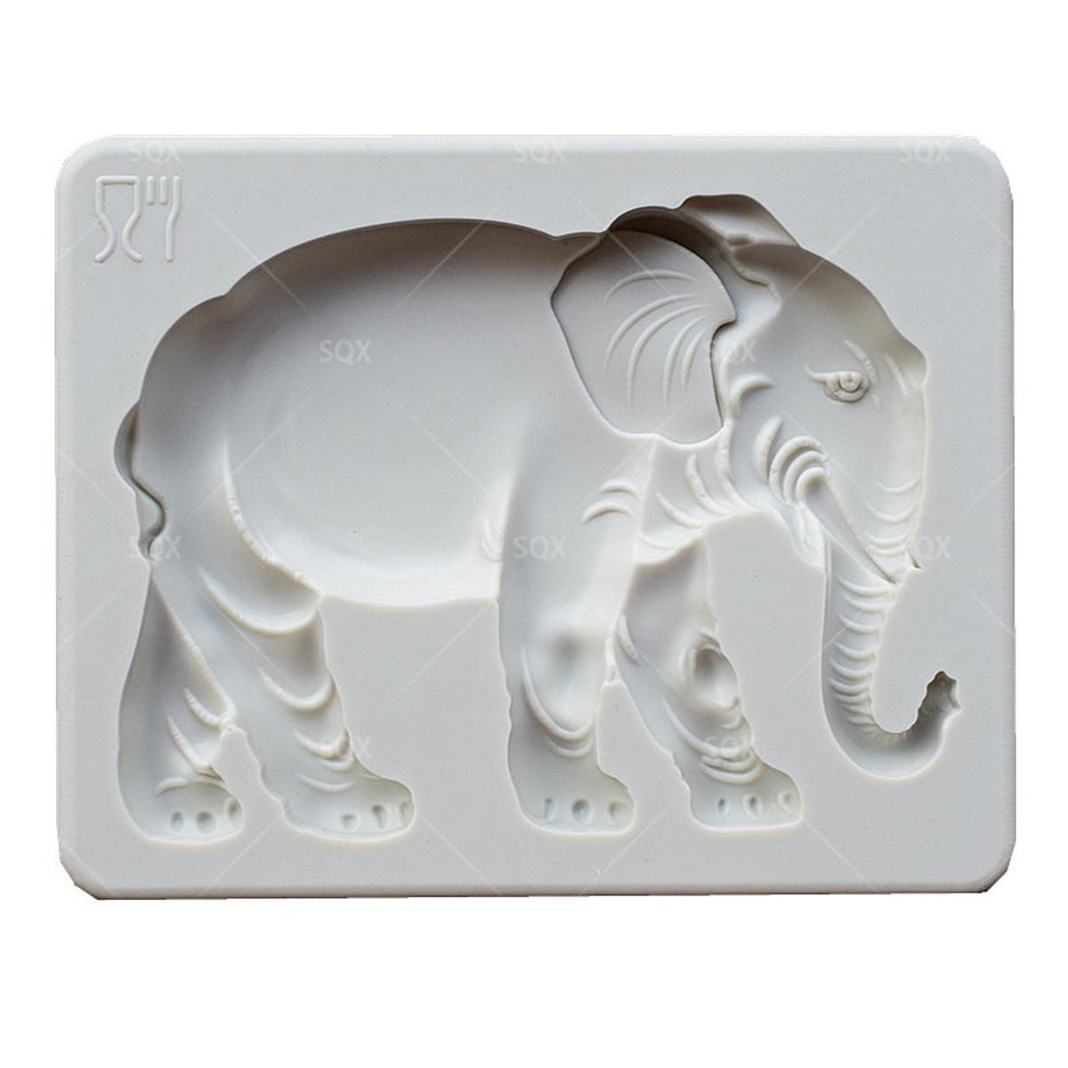 【happy one】Series Elephant Cooking Fondant Baking Molds,Moule Silicone,Cake Decorating Tools Tools MR62