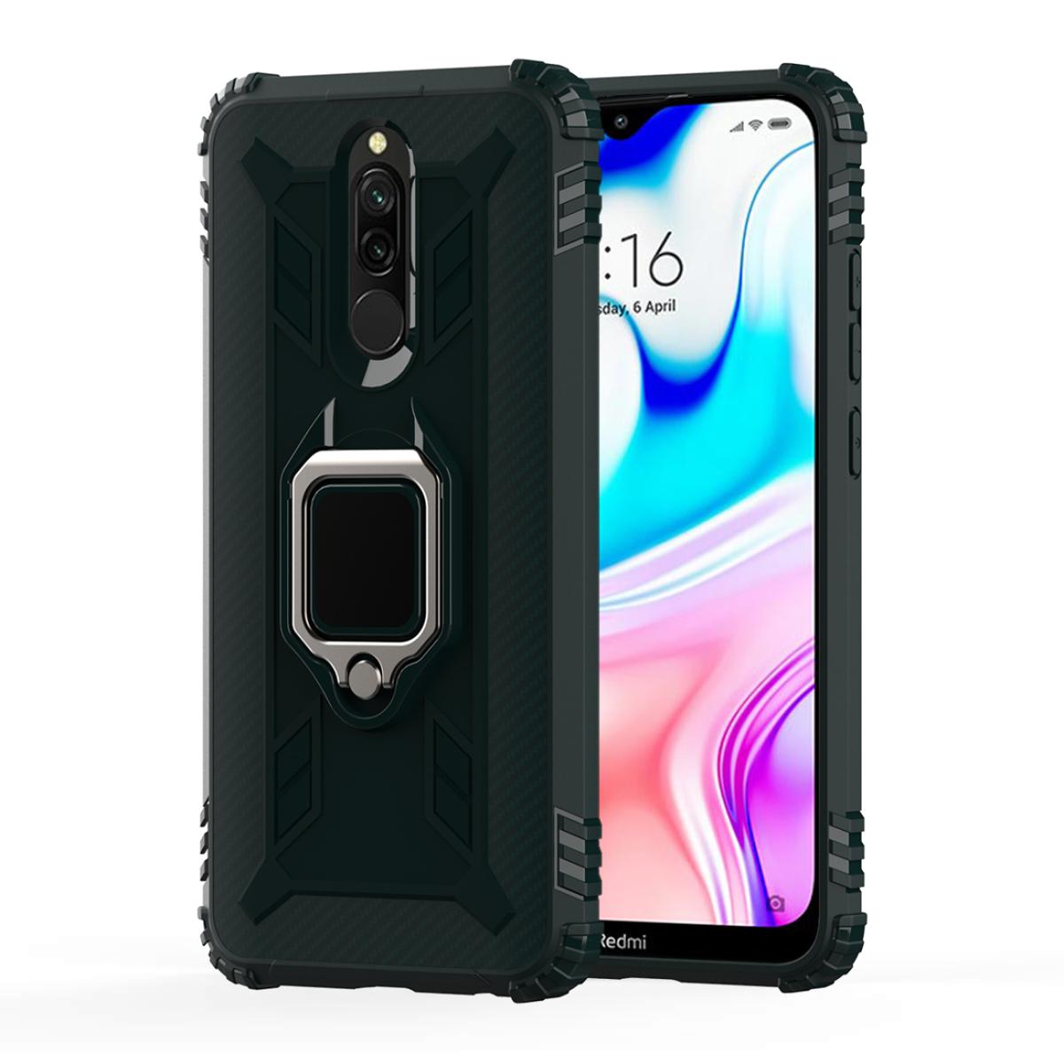Phone Cover Redmi 8a Dual Back Cover With Stand Ready Stock)For