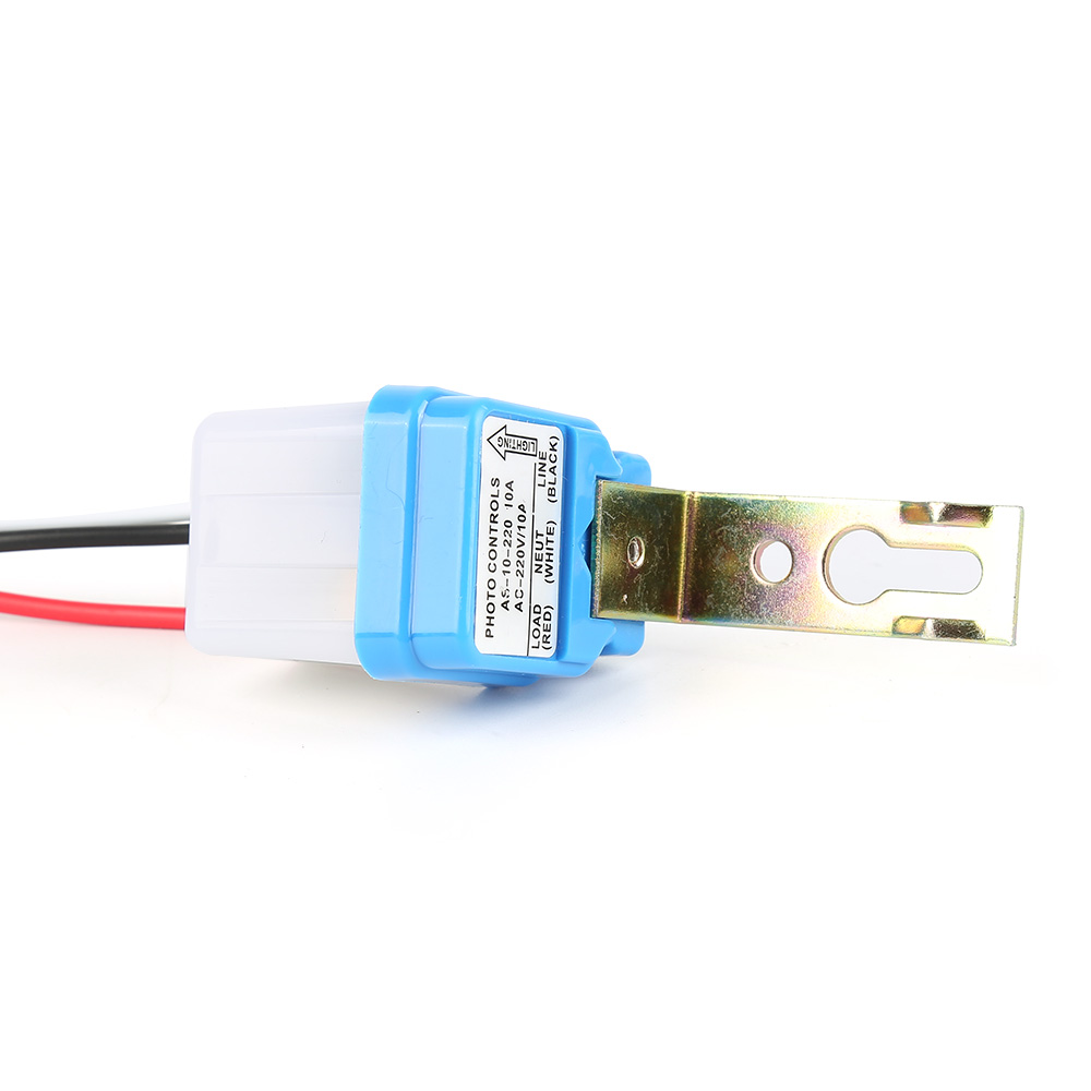 Automatic Auto On Off Light Sensor Street Switch 220V 50-60Hz 10A Photo Control Automatic Sensor Switch Home Garden. 