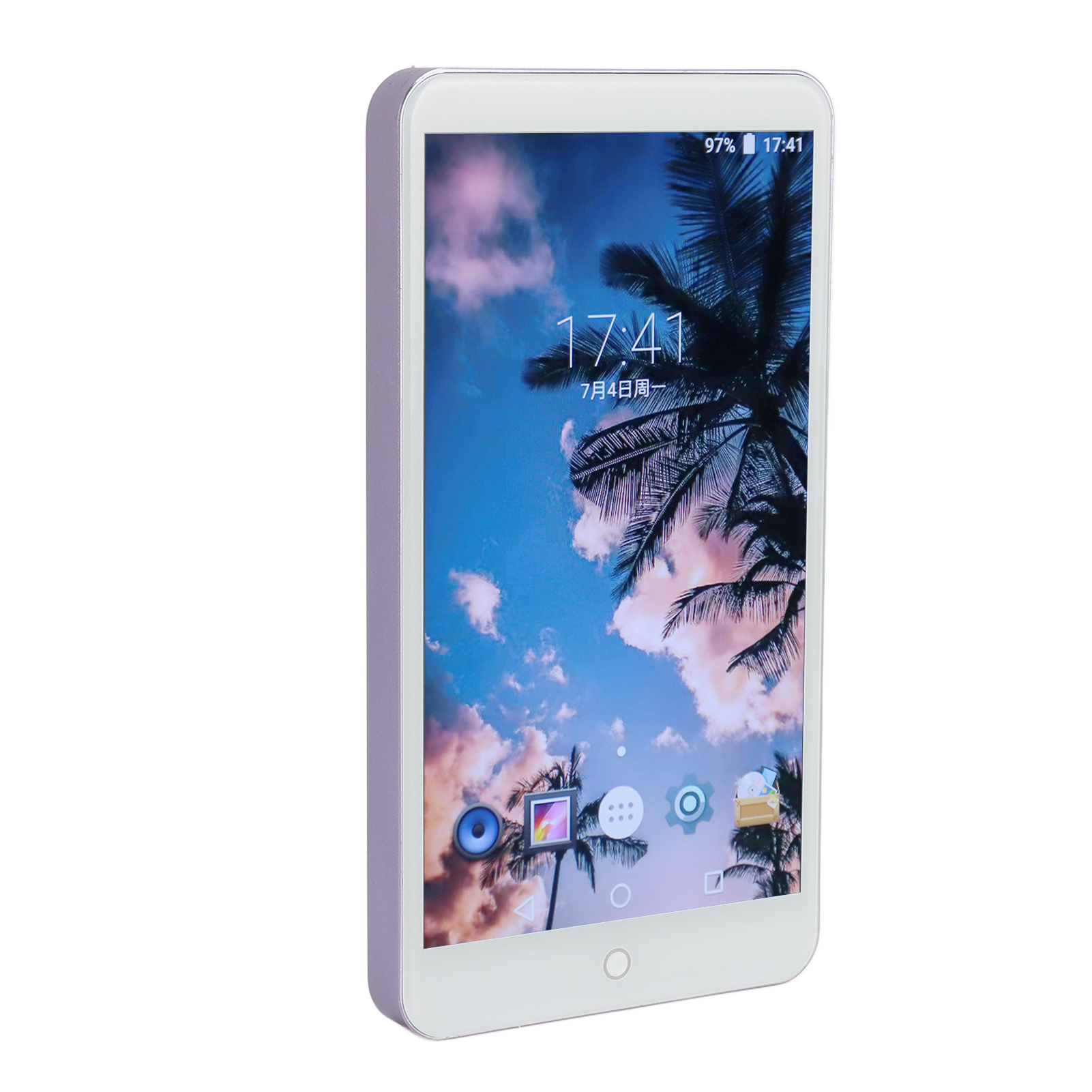 MP4 Player Octa Core MTK Chip Bluetooth 5.0 Wifi HiFi Music Player Noise Reduction with 5inch HD Touchscreen 2200mAh 5MP Rear Camera Purple 128GB Expansion