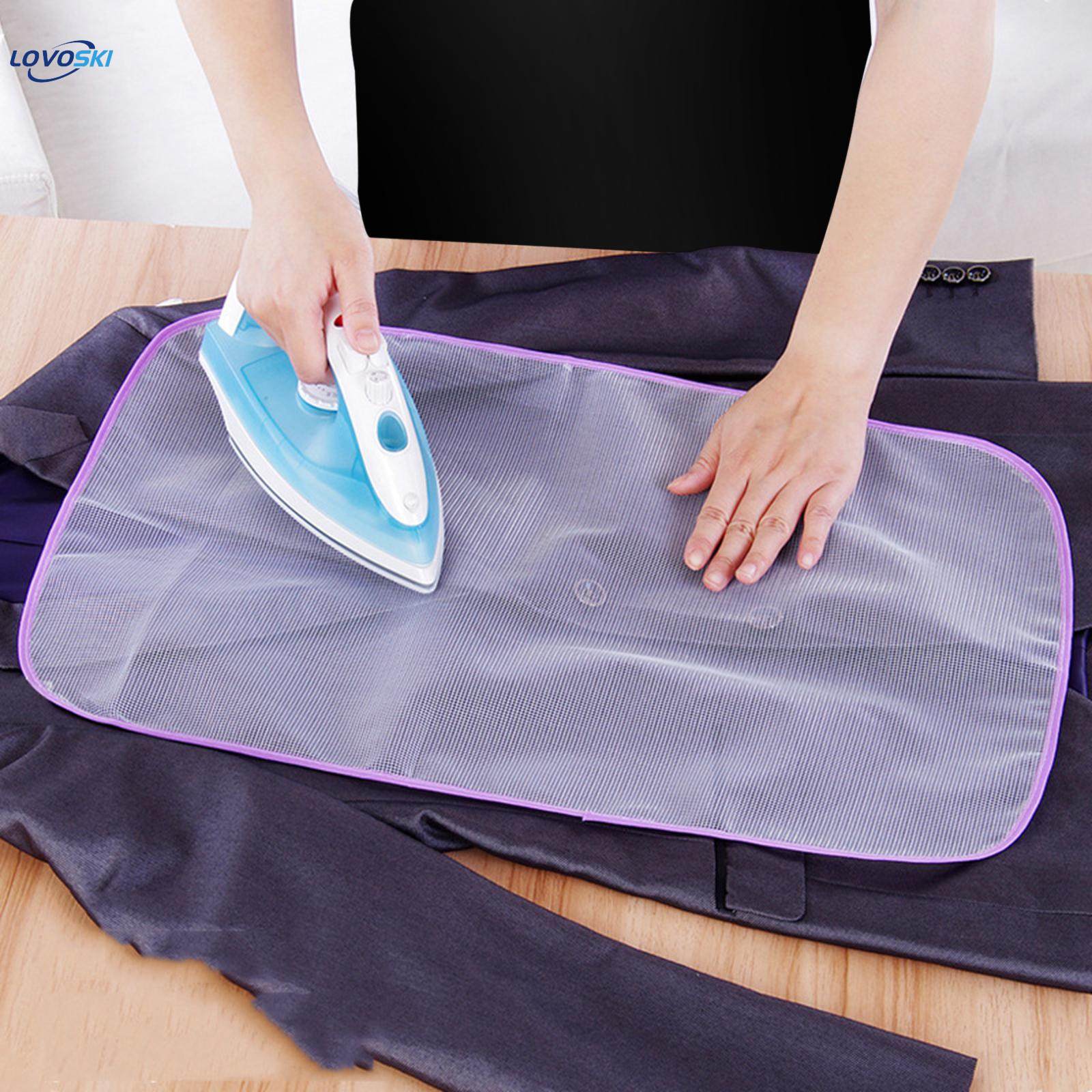 10 Pieces Heat Resistant Ironing Mesh Sheet Pressing Pad Household Net 40cmx60cm