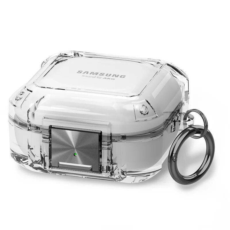 Waterproof phone case For Samsung Galaxy Buds Live 2 Pro Luxury [With Secure Lock] Protector Cover for Samsung Buds 2 Pro Clear. 