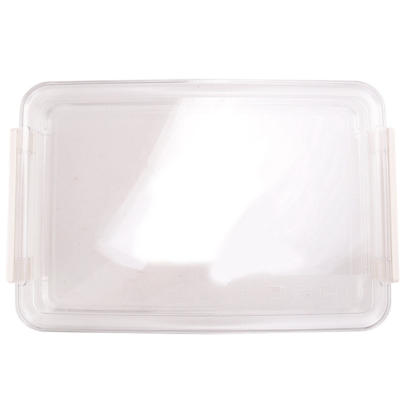 2Pcs Plastic Box Desktop Examination A4 Paper Document Storage Box Transparent Data Finishing File Box. 