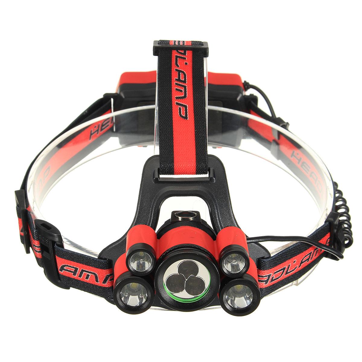 7x XM-L T6 LED 40000LM Headlamp USB Rechargeable Headlight Head. 