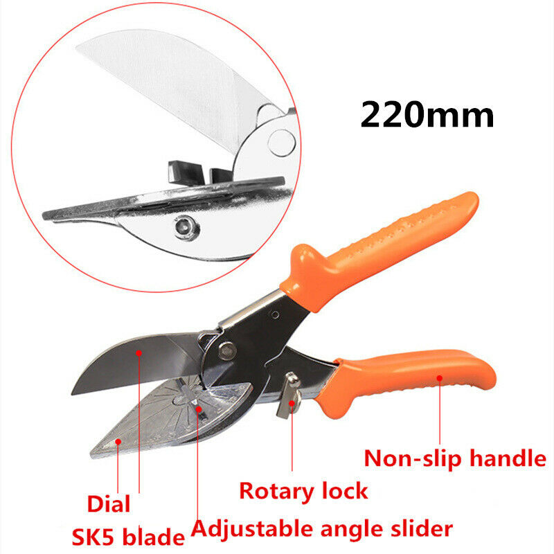 Multi Angle Mitre Trunking Scissor Wire Duct Cutter For Cutting PVC PPR PE Pipe Branch Wire Professional safety design. 