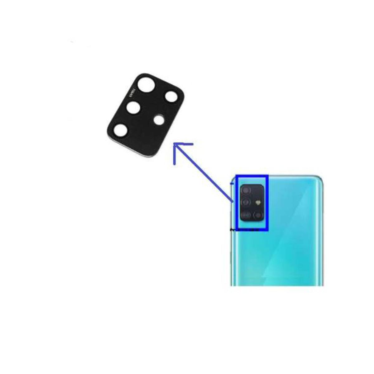 for SAMSUNG Galaxy A51 Camera Main Glass Replacement Glass Slide, Glass Replacement Replace Objective Lens BACK Camera Rear Camera