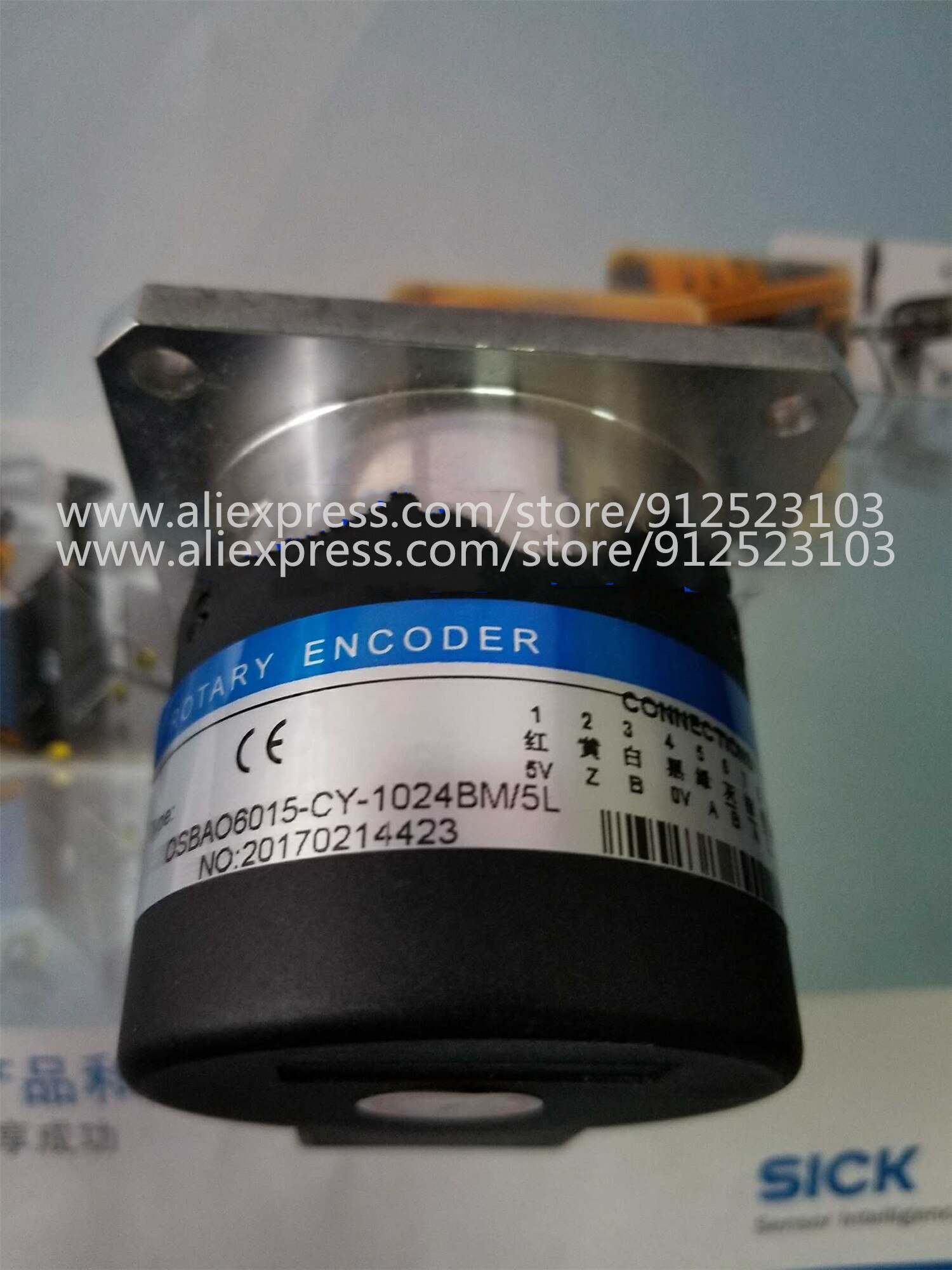 CNC lathe machine tool spindle encoder  osba06015-cy-1024BM/5L 1024 pulses ZSF5815 machine tools Line driver output   DC5V. 