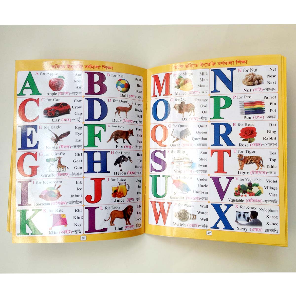 100 Types of Reading by Motu Patlu Book, (100 in One), 24 Pages, All Laminated Paper, Kids Learning for Children like Baby Toys. 