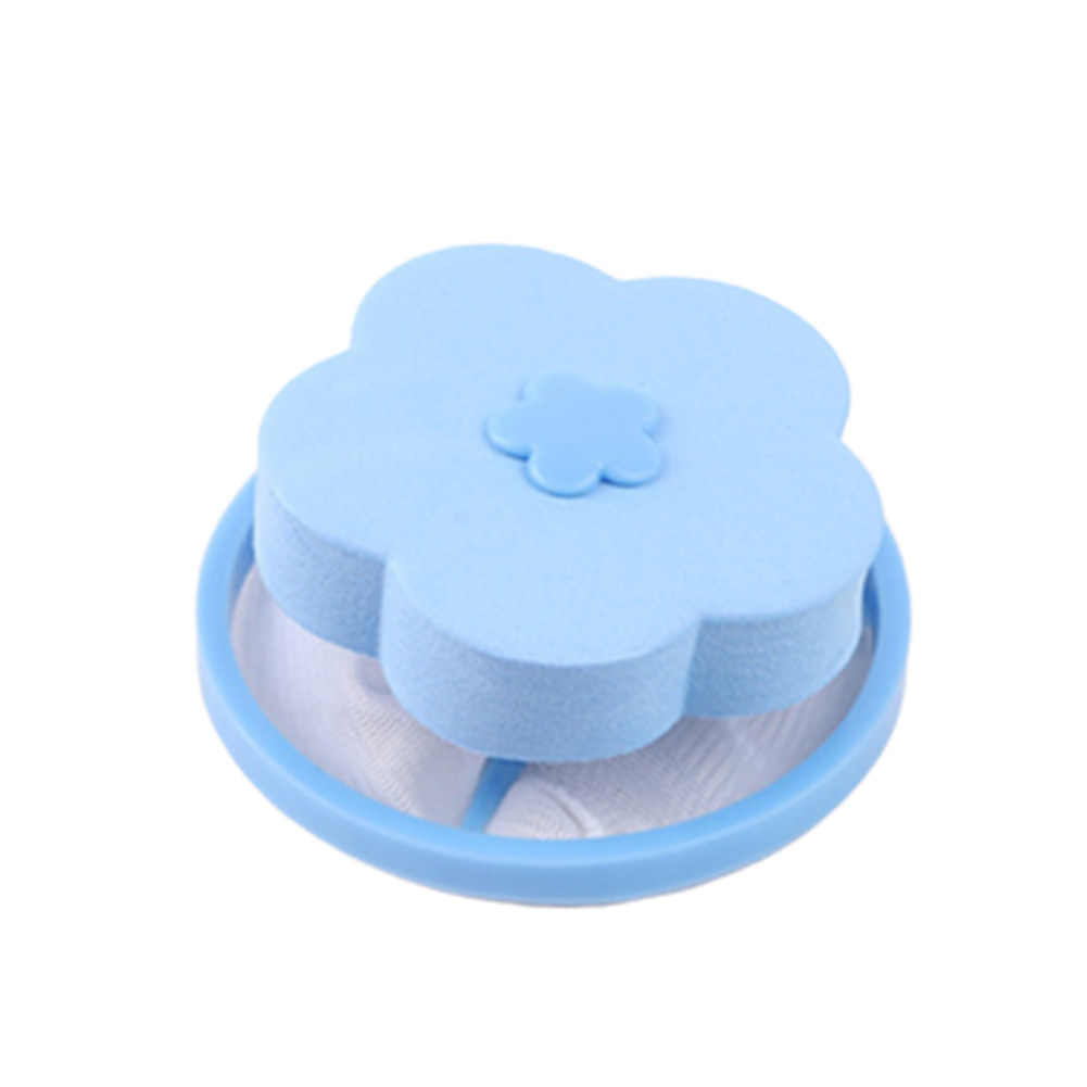One Set 2Pcs Washing Machine Laundry Floating Hair Catcher Lint Mesh Filter Bag Pouch. 