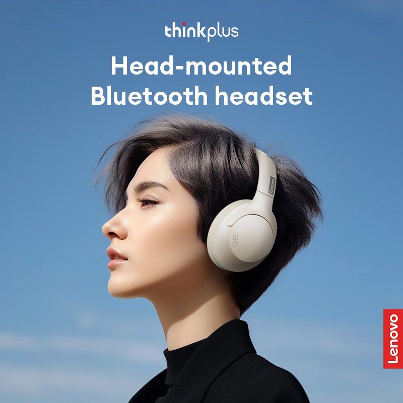 Lenovo Th46 Wireless Bluetooth 5.4 Headphones Scalable Super Battery Life Headset Hd Calling Active Noise Reduction Earbuds. 