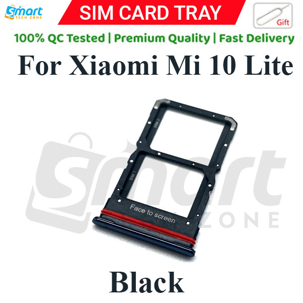 Xiaomi Mi 10/ 10 Pro/ 10 Lite/ 10t Lite/ 10t Lite Pro Sim Tray Micro SD Card Slot with Sim Ejector Pin Replacement Part. 