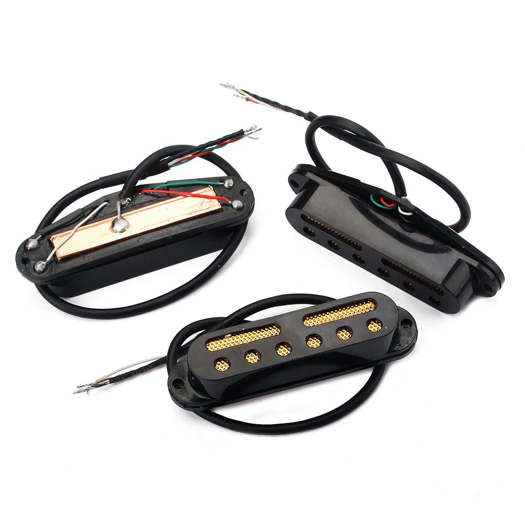 SSS Standard Single Coil Pickup Set 48/50/52 Electric Guitar Parts Accessory. 