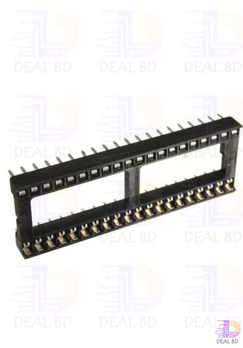 3Pcs IC Base 40 Pin PCB Mount IC Socket For 40 Pin Wide IC Base. 
