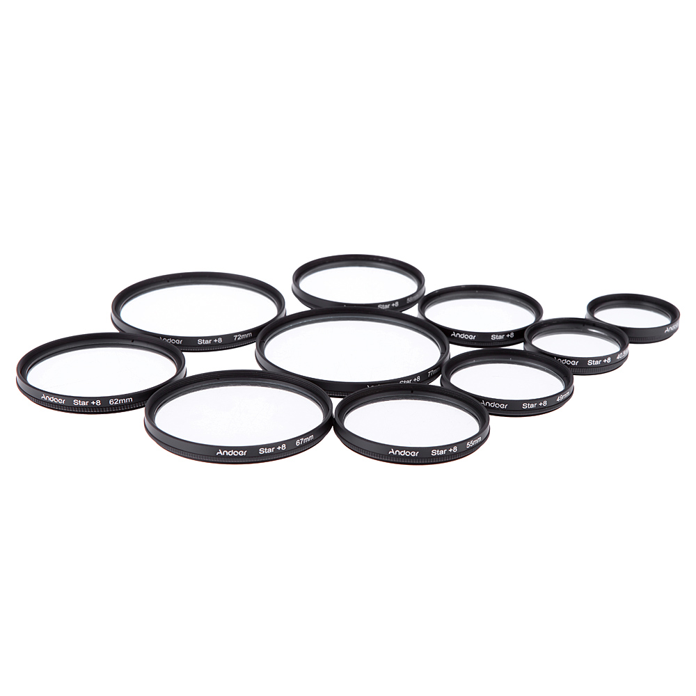 40.5mm Filter Set UV + CPL + Star 8-Point Filter Kit with Case for Canon Nikon Sony DSLR Camera Lens. 