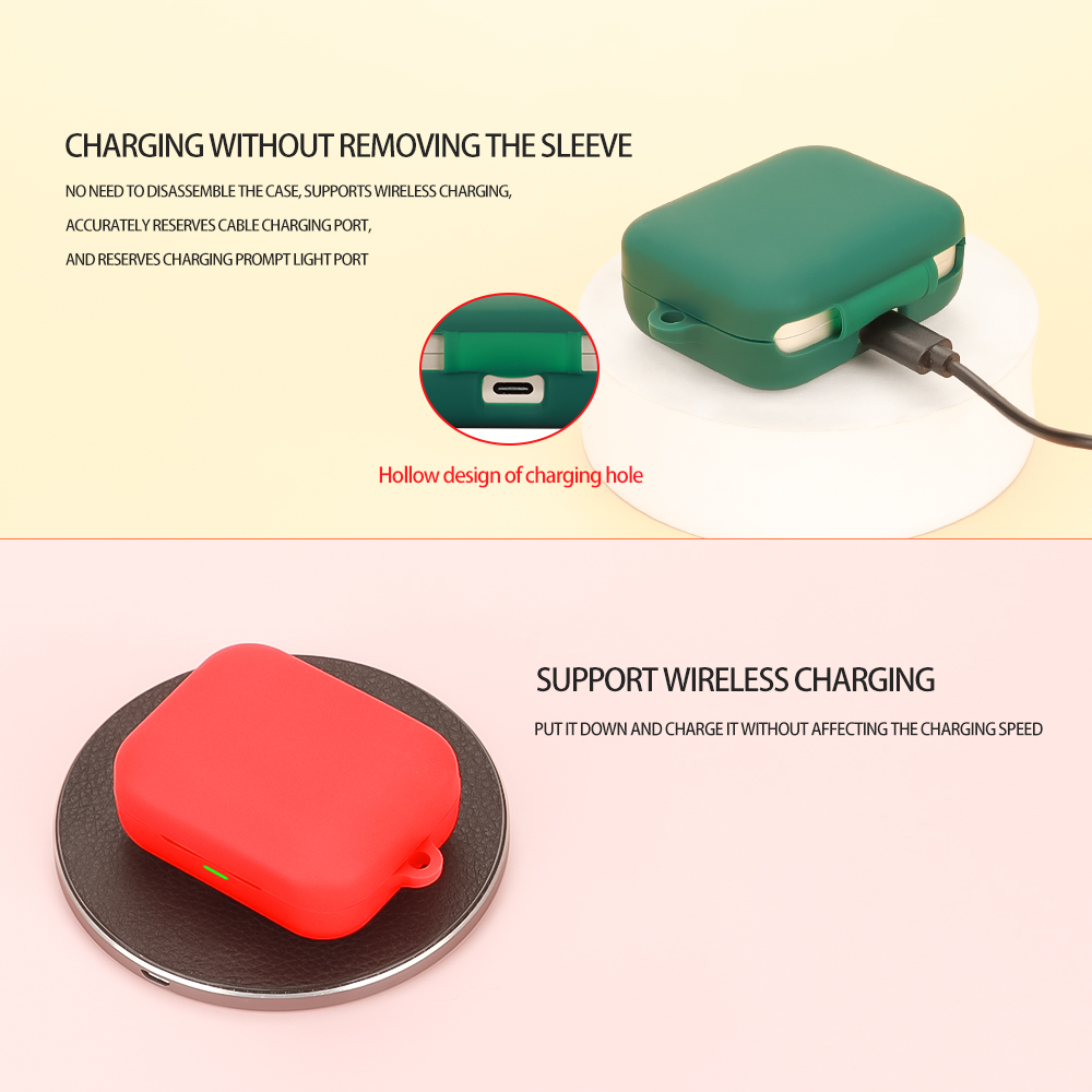 Realme Buds Air 7 Only cover Premium Artificial Carrying cover Shockproof Earbuds Protective Cover Box For Buds Soft Silicone Bluetooth Headphone Cover. 