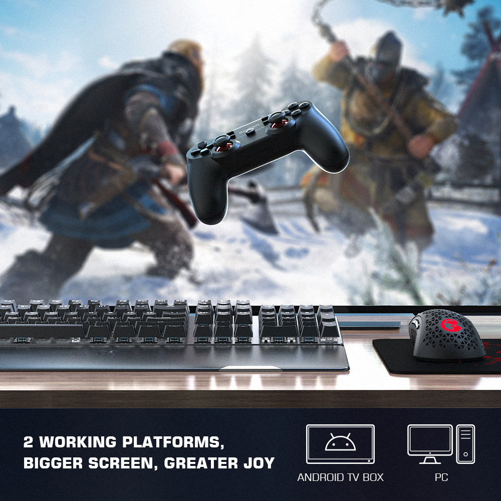 GameSir T3 Wireless Gamepad Game Controller PC Joystick for Android TV Box Desktop Computer Laptop Windows 7 10 11. 
