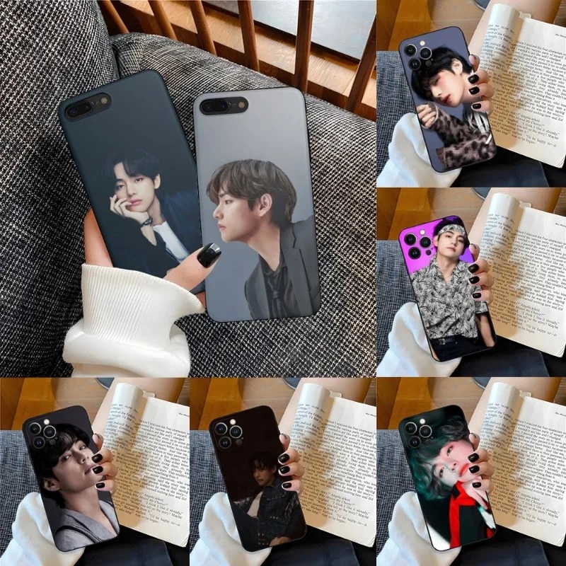 Korean Star Kim-taehyung Phone Case For Iphone 14ProMax 11 13 14 Pro Xs Max Mini Xr X 7 8 6 6s Plus Shell Coque KEEMEEUYZO